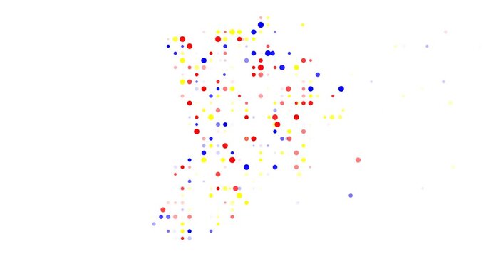 Dynamic Circle Flow Palau Map Assembly