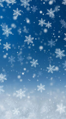 snowy pattern with snowflakes background