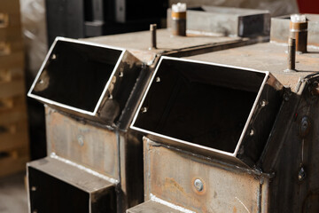 Crafting robust boiler components in a workshop with attention to detail and quality