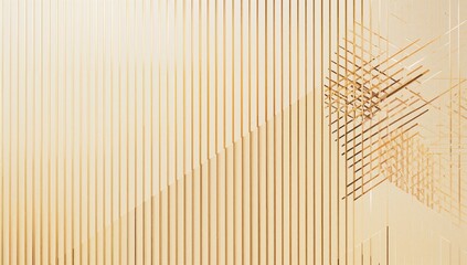 A light brown background featuring vertical lines and a grid pattern in the upper right corner