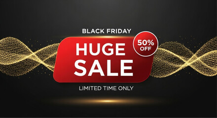 Black Friday Sale: a captivating visual that conveys an unmissable deal, showcasing the essence of an exciting promotional event. vector illustration