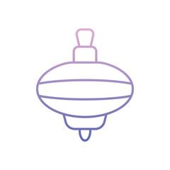 Spinning Top vector icon