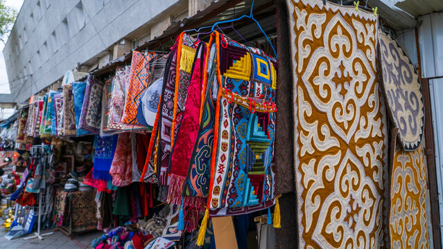 osh bazaar in Bishkek, Kyrgyzstan