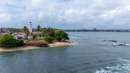 Fototapeta premium Galle City Drone View