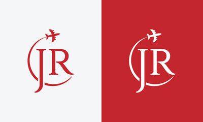 JR aviation logo design
