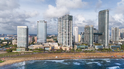 View of the Colombo city skyline