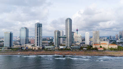 View of the Colombo city skyline