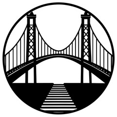 golden gate bridge silhouette