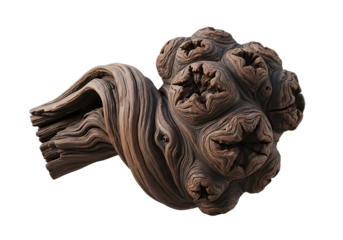 Close up of a gnarly burl for design element