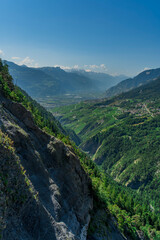 Vue sur les montagnes suisses