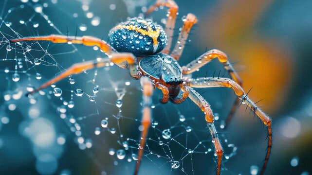Spider on Spider Web
