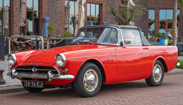 Lelystad, The Netherlands, 15.06.2025, Vintage sports car Sunbeam Alpine Series 5 from 1968 at The National Old timer day