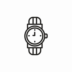 wrist watch icon sign vector
