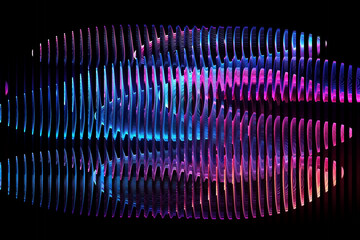 Abstract background with colorful neon lights, creating a vibrant and dynamic visual experience for the viewer