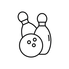 Bowling  vector icon