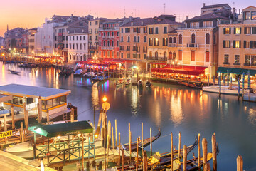 Venice, Italy overlooking boats and gondolas in the Grand Canal 1044 © Kovacs