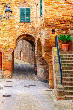 Corinaldo, Italy Historic Streets 1007