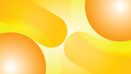 Vibrant Orange and Yellow Abstract Geometric Background