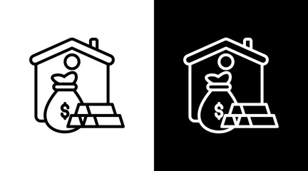 Asset With Icon Set Design