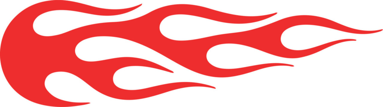 red flame graphics for customization and design