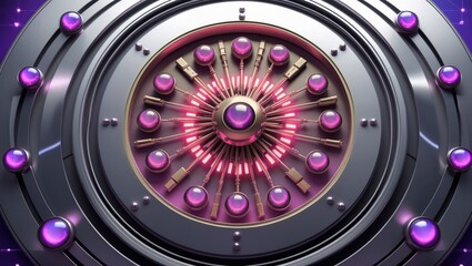 Futuristic Digital Core Interface Mechanism