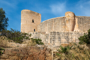 Bellver Castle (Castell de Bellver) and Tower of Homage (Torre del Homenatge) Palma city Mallorca Balearic Islands Spain