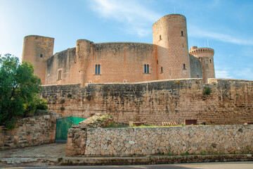 Bellver Castle (Castell de Bellver) and Tower of Homage (Torre del Homenatge) Palma city Mallorca Balearic Islands Spain