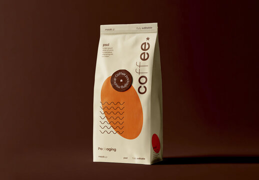 Modern Coffee Packaging Mockup