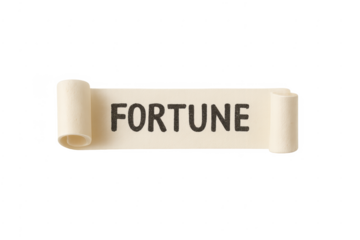Unrolling fortune finding wealth and destiny on scroll