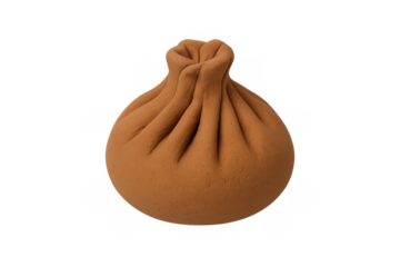 Khinkali georgian dumpling souvenir on transparent background