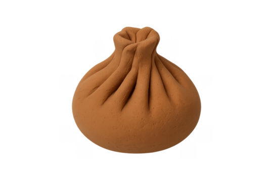 Khinkali georgian dumpling souvenir on transparent background