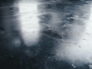 Distressed and Dirty Industrial Metal Surface Texture - Polished Chrome Shiny Metal Surface Close-up