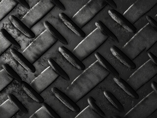 Distressed and Dirty Industrial Metal Surface Texture - Polished Chrome Shiny Metal Surface Close-up