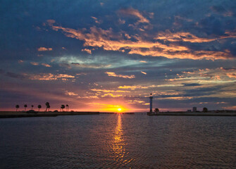 Naklejka premium Biloxi Sunset