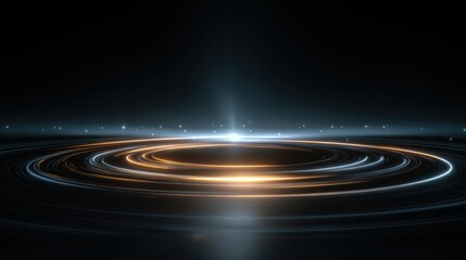 Dynamic abstract light streaks create a mesmerizing vortex of energy and motion, perfect for futuristic tech and innovation concepts