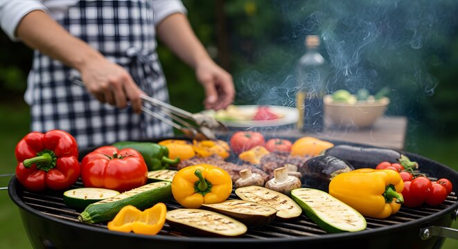 Vegetable grilling ideas for summer, healthy eating and outdoor cooking, barbecue recipes and food preparation