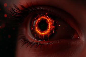 Close-up of colorful iris