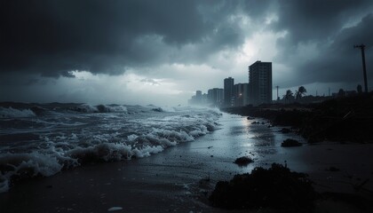 Okan an der K&uuml;ste Sturm