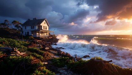 Okan an der K&uuml;ste Sturm
