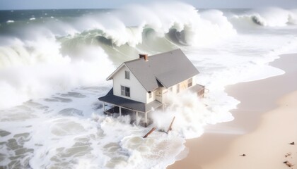 Okan an der K&uuml;ste Sturm