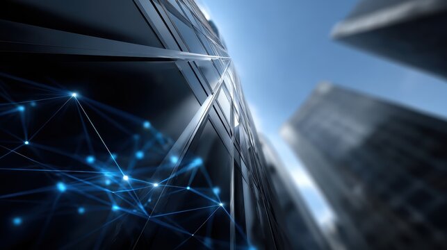 Modern Skyscraper Network | Connectivity, Technology, Business