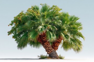 Beautiful palm tree outdoor high resolution picture