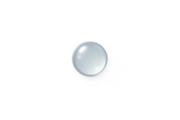 Water drop transparent with reflections on isolated background