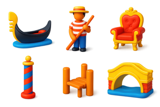 Man in a striped shirt is holding a paddle and standing next to a boat