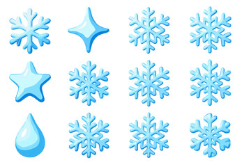 Snowflake digital icons icon flat icy workstation no colors negative geometric vector