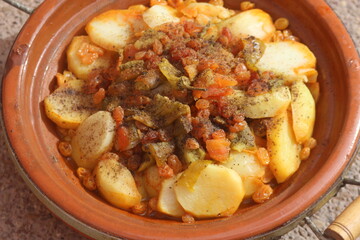 Moroccan Tajine Close-up, Delicious Food