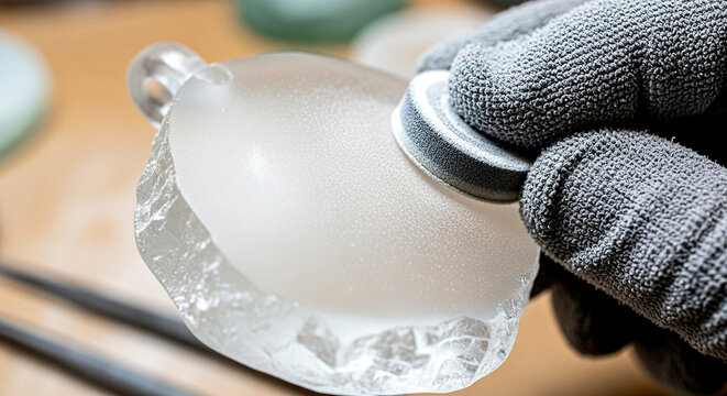 Artisan Sanding Frosted Glass Pendant