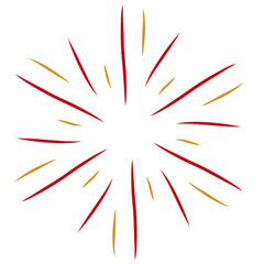 vector illustration of a fireworks
