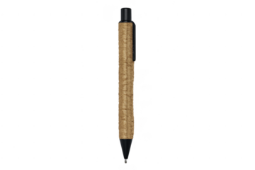 Cork barrel ballpoint pen for sustainable writing