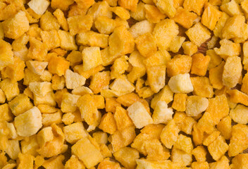 Dried mango mustache background texture
